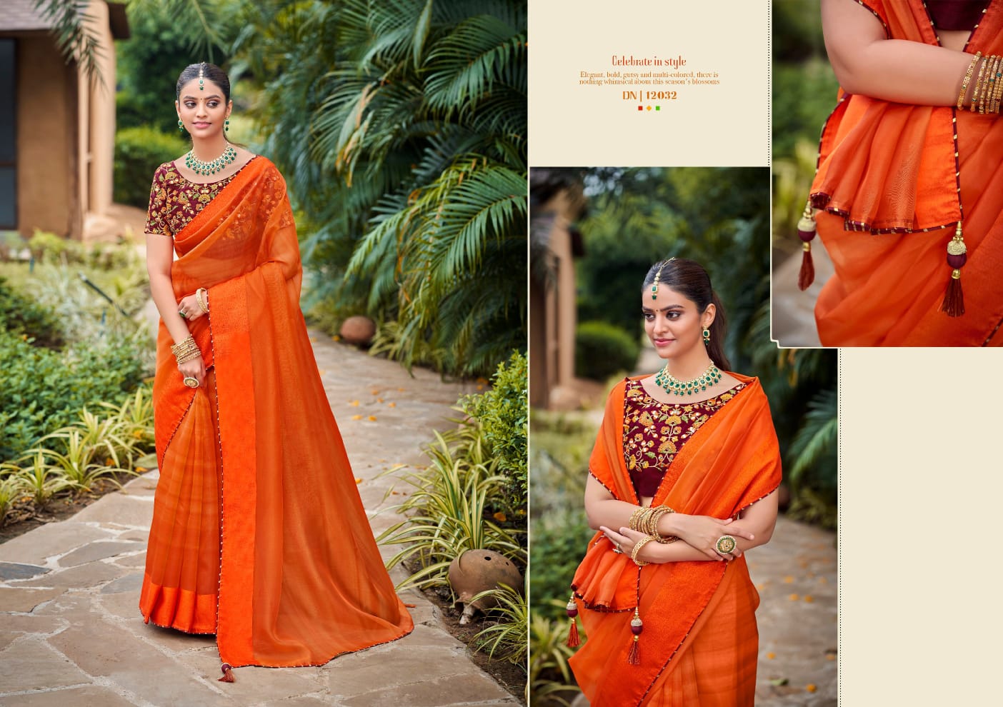 5D Designer Saloni Festive Wear Wholesale Saree Collection